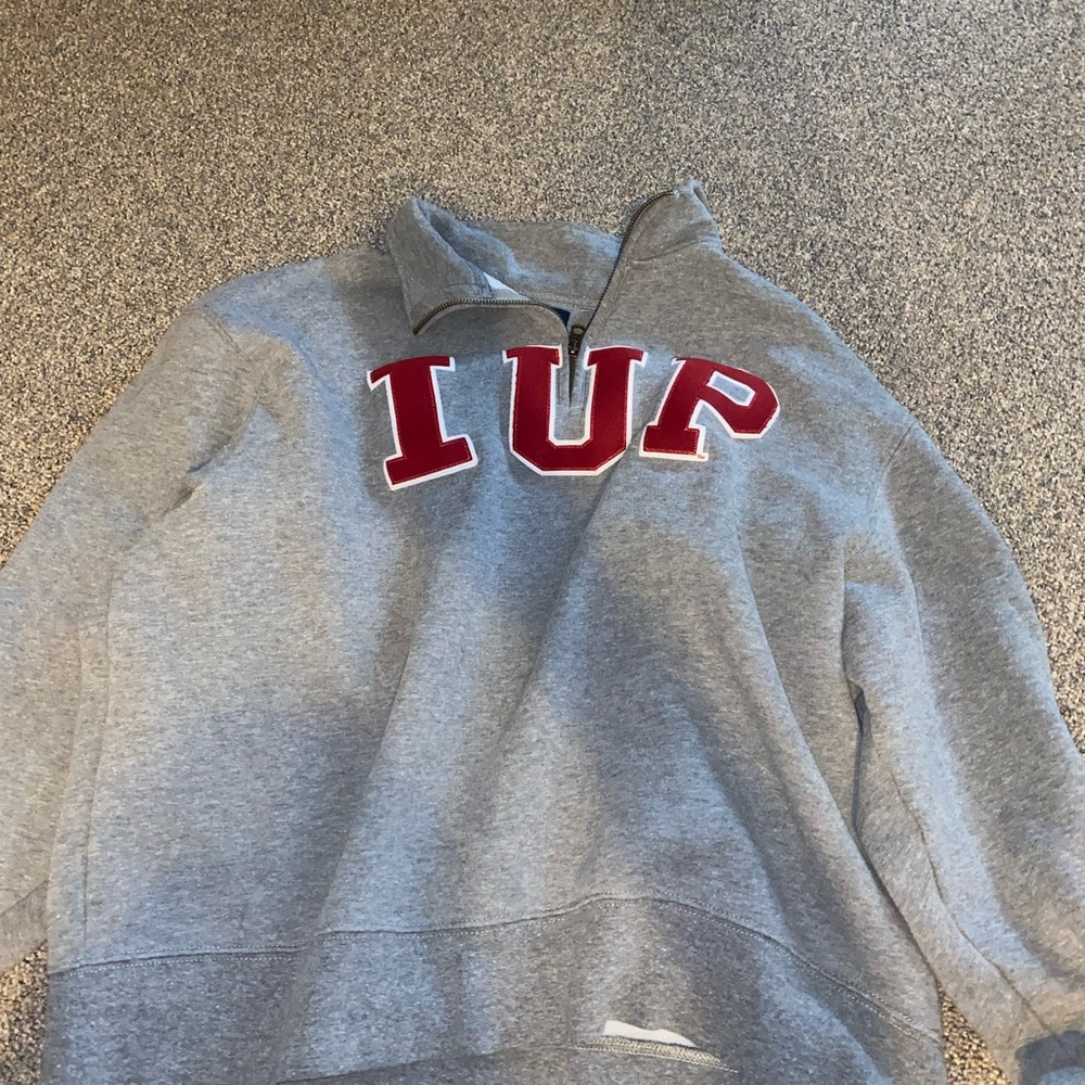 Gray IUP Men's Sweater